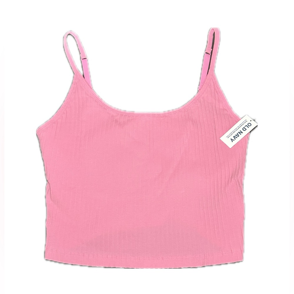 Old Navy Women’s Cropped Tank Top - Built In Bra Inside